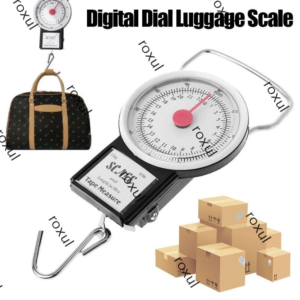ROXUL Digital Dial Luggage Scale Portable Weight Balance With Measuring ...