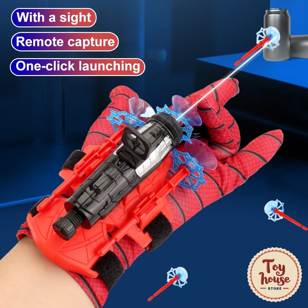 TH Spiderman Super cool toys for boy web shooter Aiming motion toy gift ...