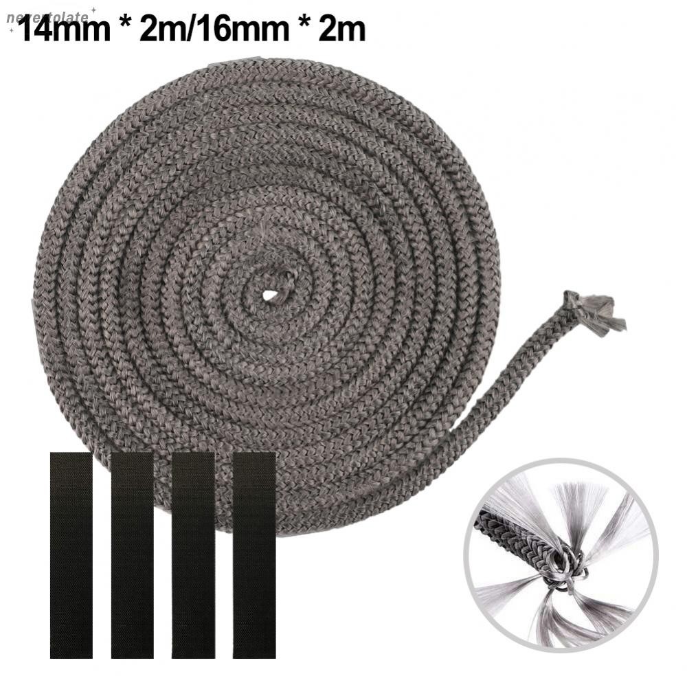 Best In Class Black Rope for Wood Burning Stove 2m Log Burner Door Seal ...