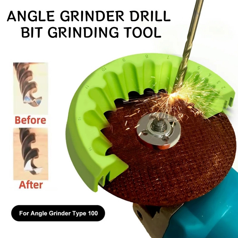 Safe Drill Bit Grinding Sharpener Support with Protective Shield for ...