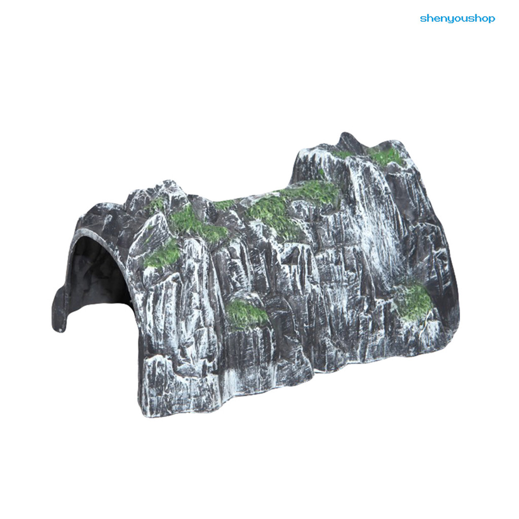 Shenyoushop Simulation Rockery Train Cave Tunnel Model DIY Miniature ...