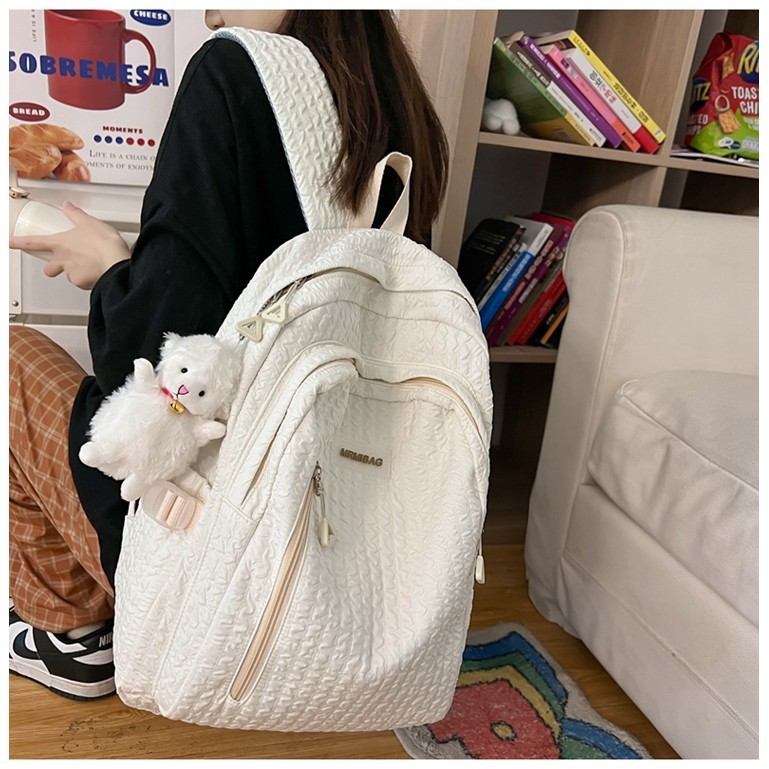 Small Fresh Backpack 2025 New Style Fashion Backpack Female School Bag ...