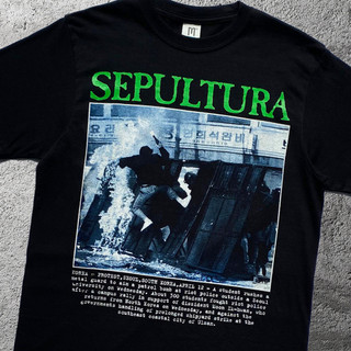 T-shirt Sepultura Refuse/Resist - Taille XL, Noir, Occasion Très Bon état