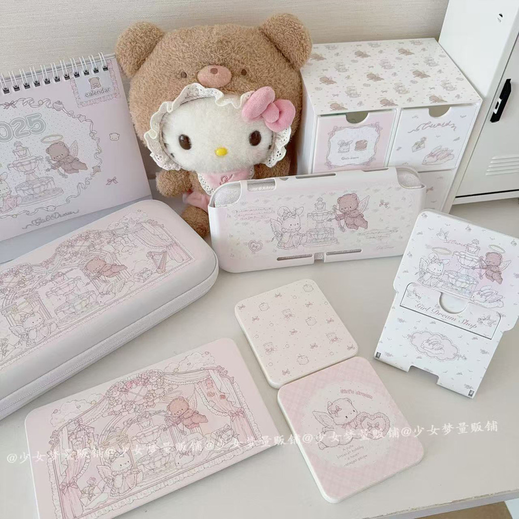 Girl Dream Original Eros Rabbit Bear switch Game Console Protective ...