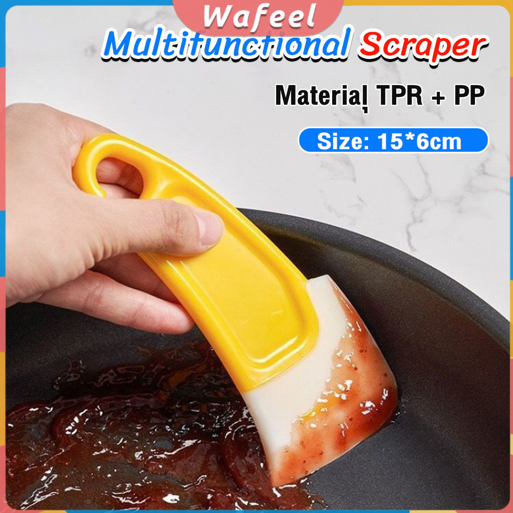 W.A. Kitchen Scraper Oil Stain Cleaning Dirty Pan Pot Dishes Cleaner ...