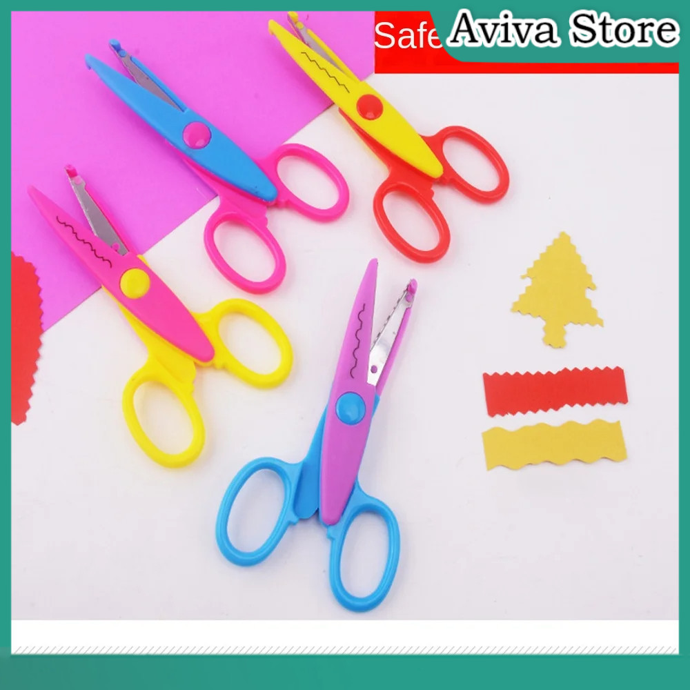 6pcs/set Design Craft Scissors Cutting Patterns Designs Paper Edges ...