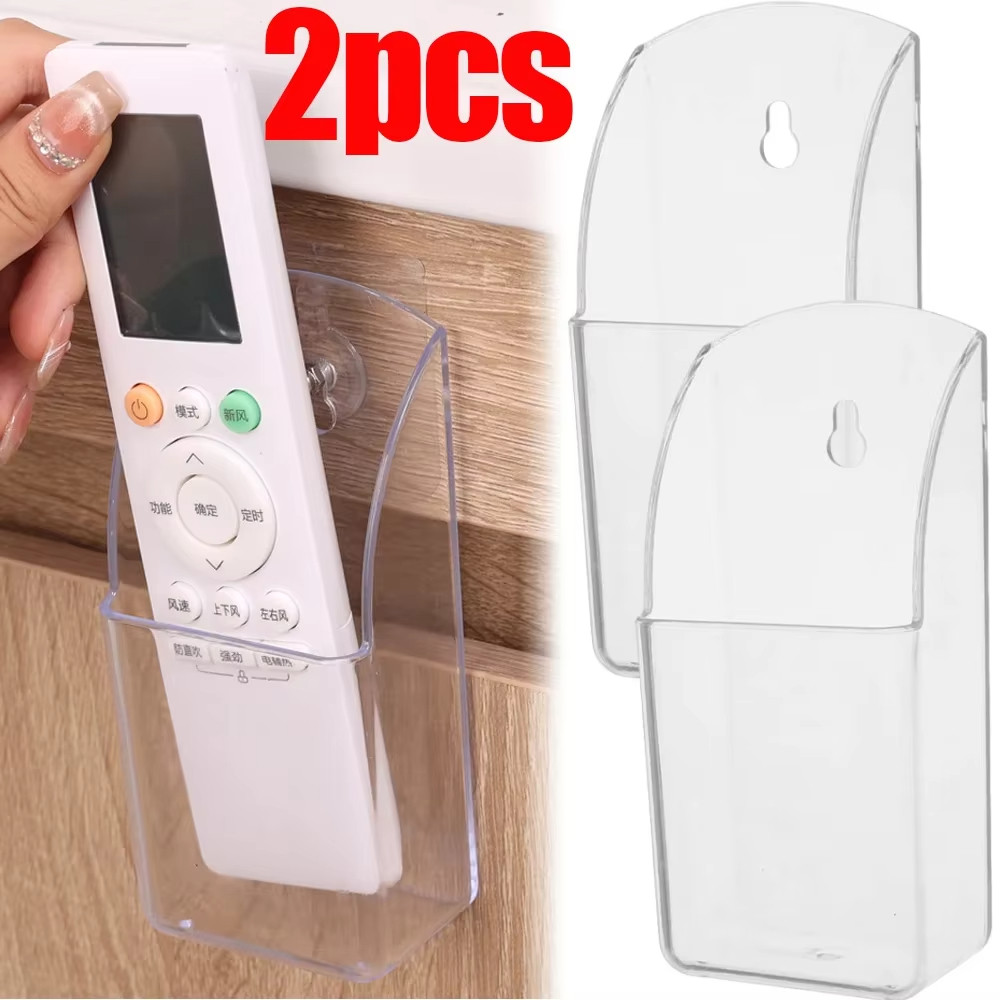 2/1PCS Remote Controller Storage Box Household Acrylic TV Air ...