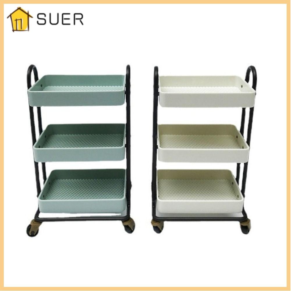 SUER1EN Miniature Storage Rack, With Wheels Scene Model 1:6 Dollhouse ...