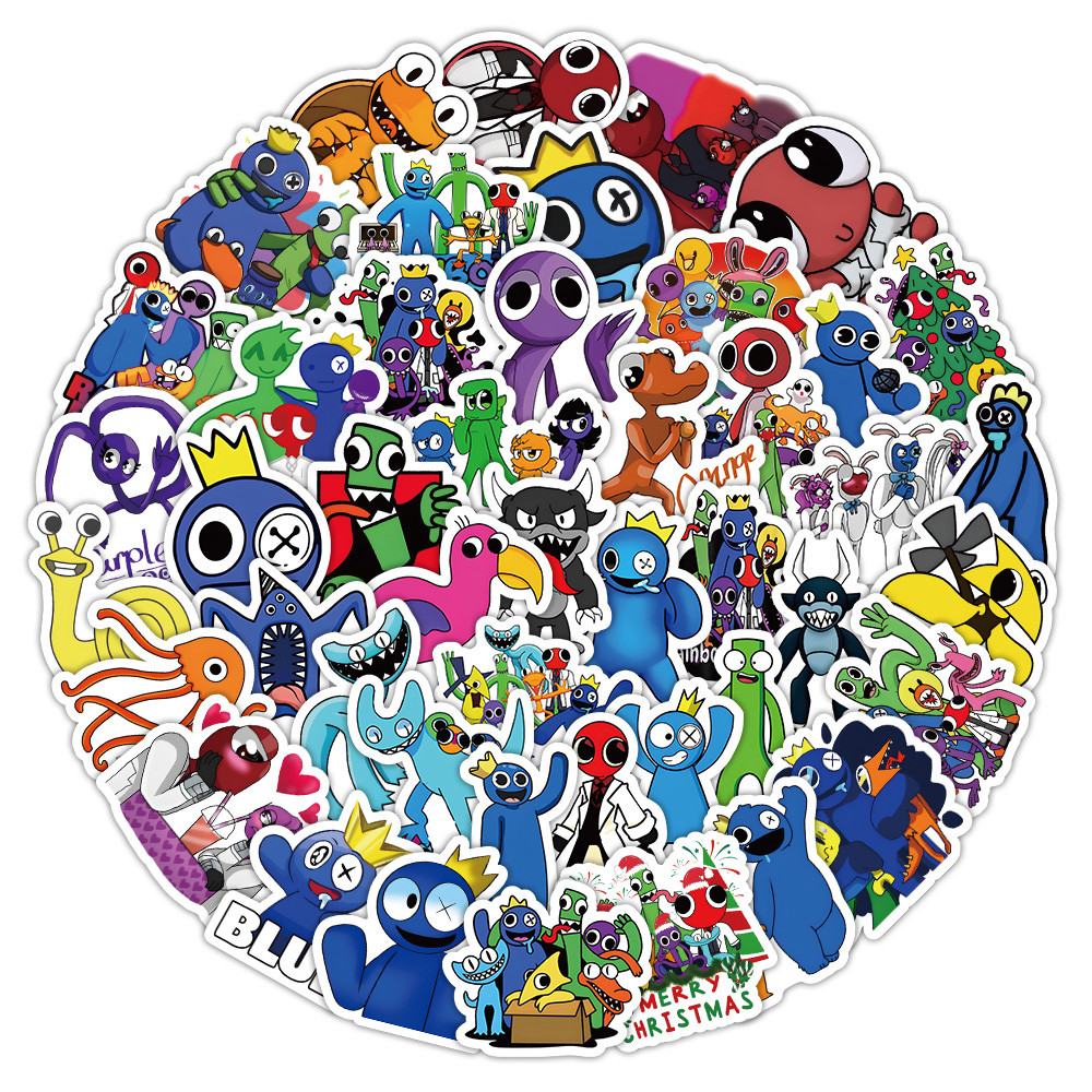 Style A Colorful Pals Sticker Pack (60Pcs) - Fun Decor for School ...