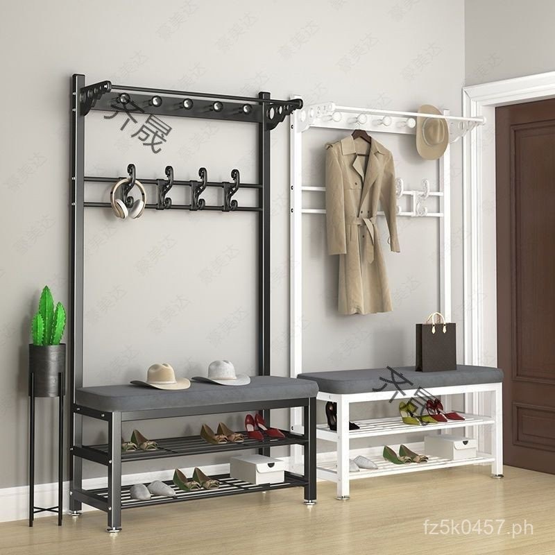Coat Rack Shoe Changing Stool for Entryway Multifunctional Shoe Cabinet ...