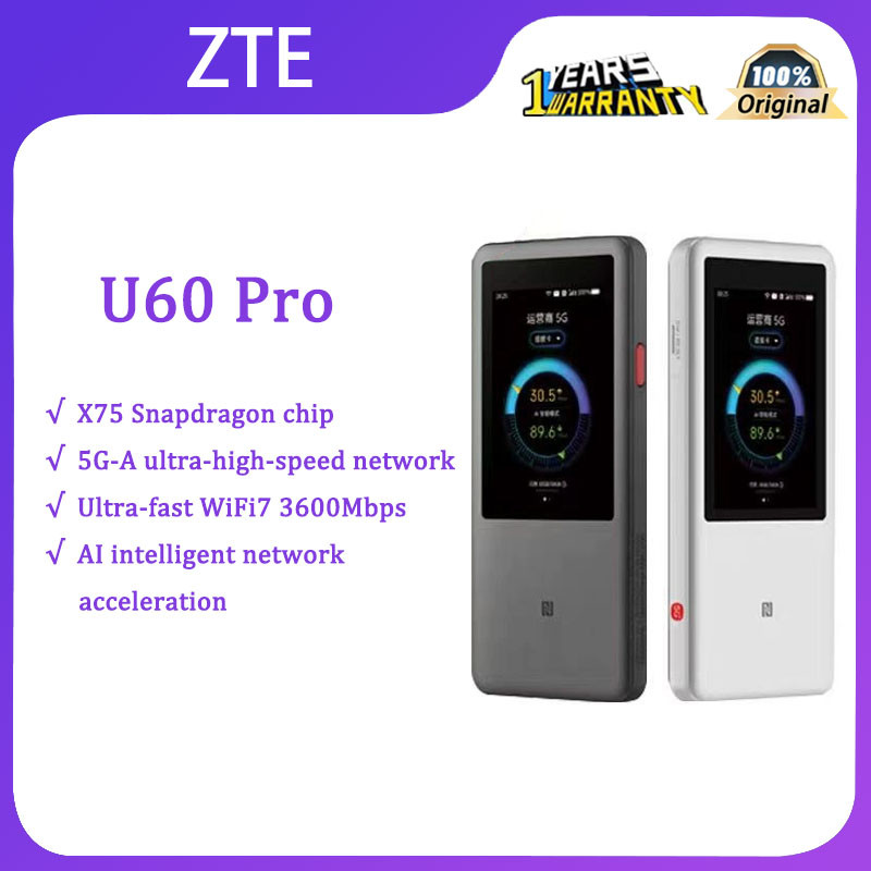 ZTE U60 Pro Global Edition 5G Pocket Wifi Openline Portable WiFi7 ...