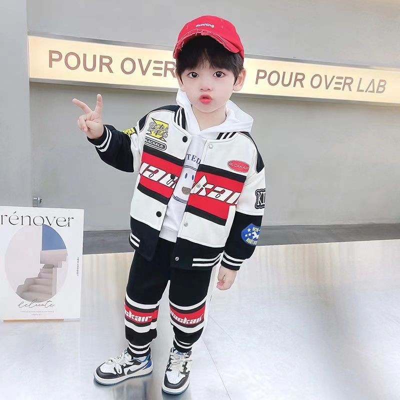 Jeans Jacket Boys Kids Autumn Brother Motorcycle Coat Denim Long Sleeve