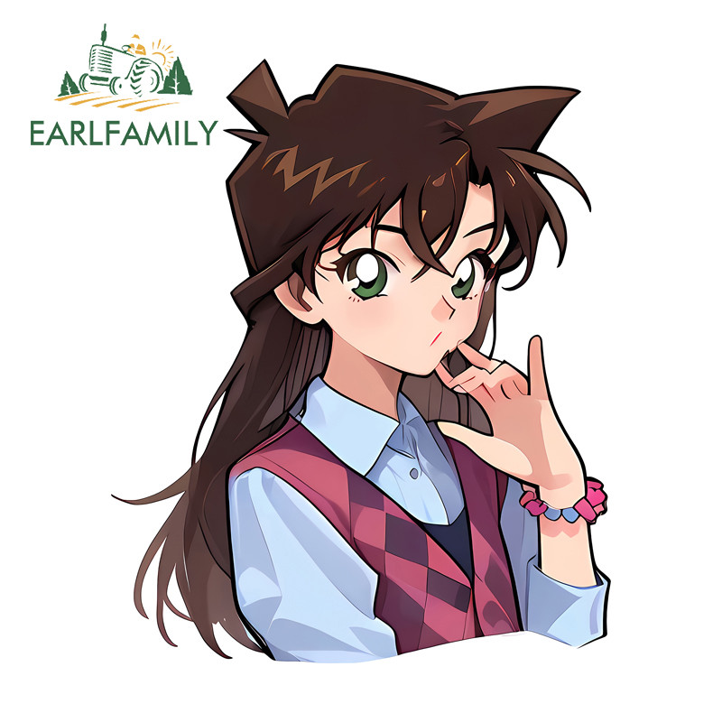 EARLFAMILY Detective Conan Mouri Ran Car Stickers Fashionable Racing ...