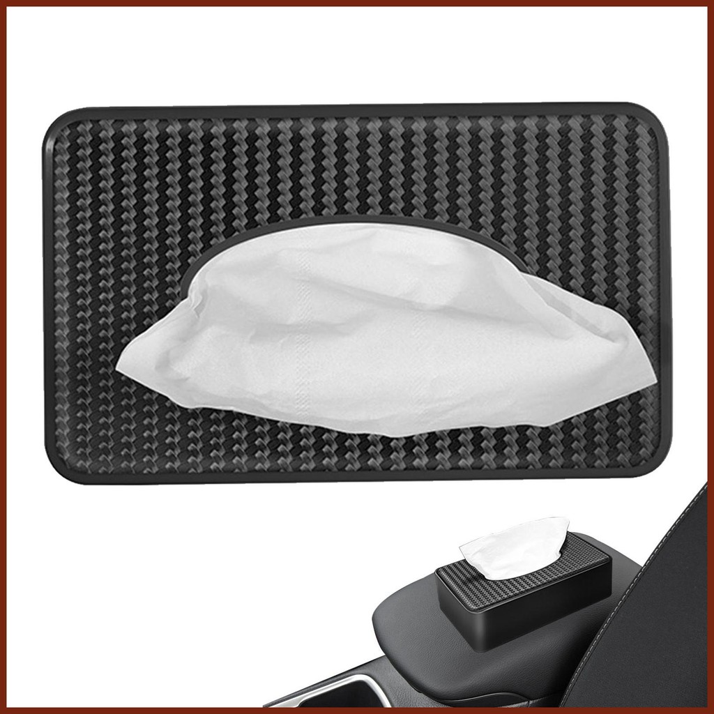 Auto Tissue Box Car Tissue Box Dispenser Storage Case Vehicle Napkin ...