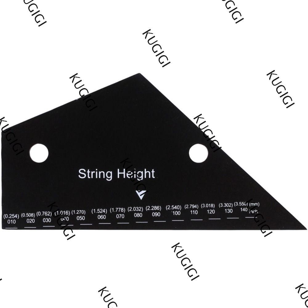 KUGIGI Guitar String Height Ruler, Stainless Steel Height Measurement ...