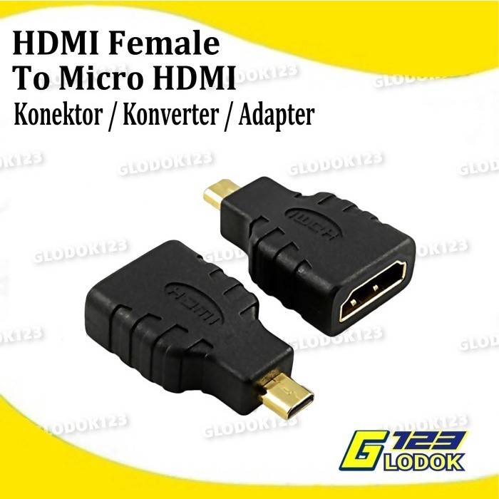 thumbnail image 2 of Kenable HDMI Female To Micro HDMI Male Adapter – For Xbox 360, HDTV, Cables 2 of 3