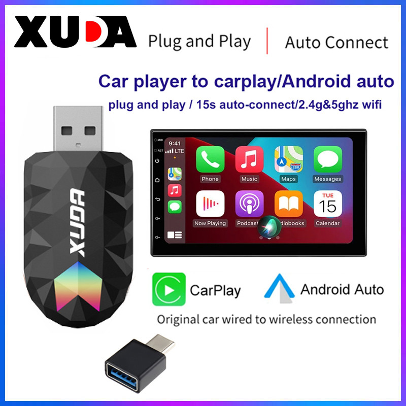 Wireless CarPlay Video Adapter Support watching YouTube/Netflix while ...