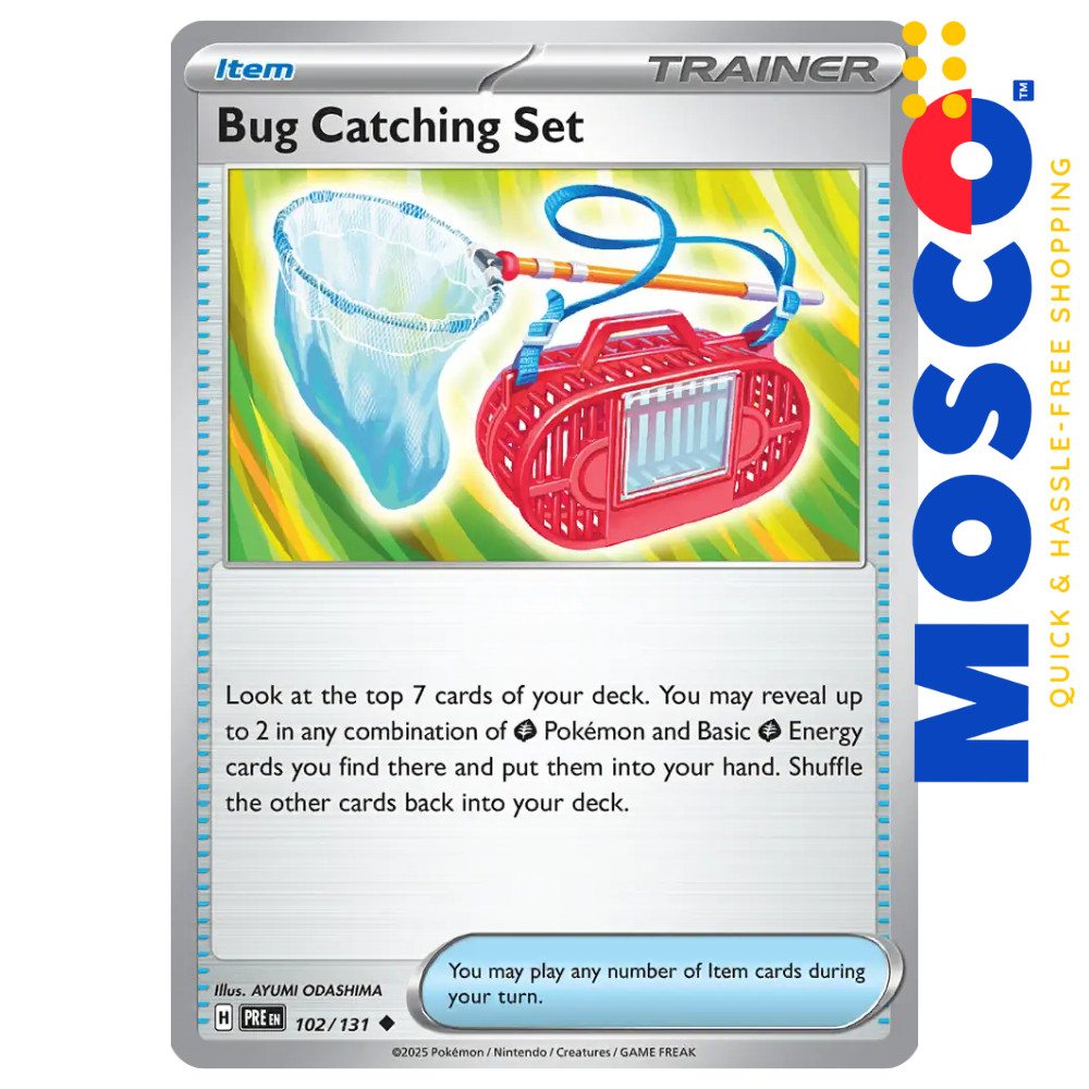 Bug Catching Set - 102/131 Prismatic Evolutions | Pokemon TCG | Shopee ...