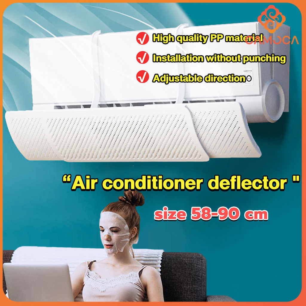 Cc Adjustable Air Conditioner Cover Air Conditioning Baffle Deflector ...