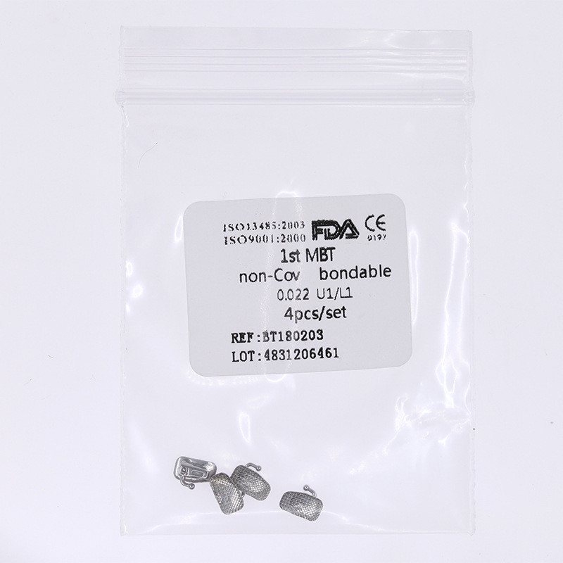 Tubi Buccali Ortodontici Easyinsmile Roth/MBT 0.22″ – 40 Pezzi Per Molari Bondabili