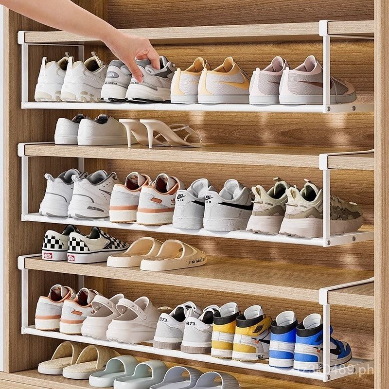 Shoe Rack Under Shoe Cabinet Layered Hanging Rack Retractable Shoe Rack ...