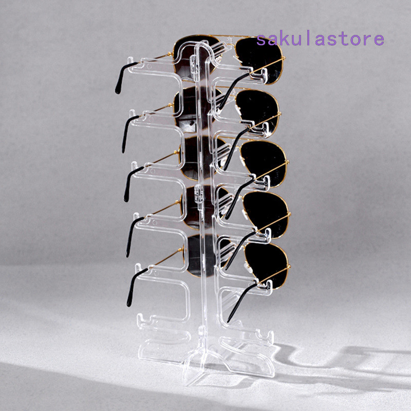 SKL Six-Layer Acrylic Glasses Display Rack Simple Display Rack Optical ...