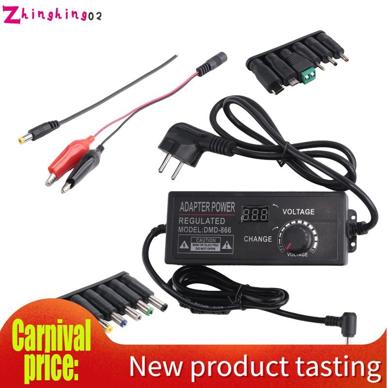Alimentatore Universale Regolabile 3-36V 4A 144W Con 14 Punte + USB E Tipo C – Per LED, Stampanti, Router E Progetti Fai-da-te