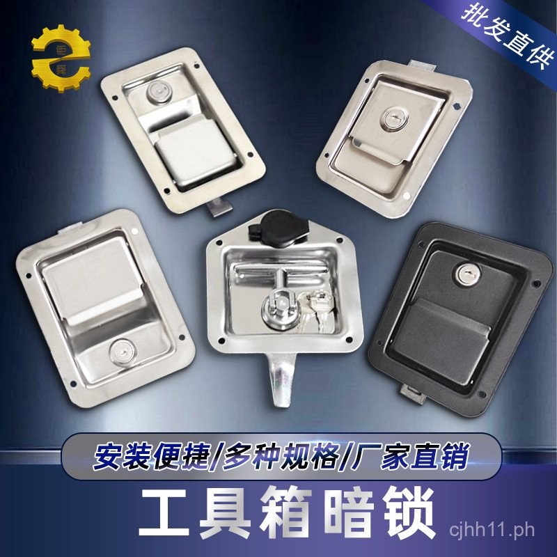 Truck Toolbox Hidden Lock Stainless Steel Horizontal Lock T Turn Lock ...