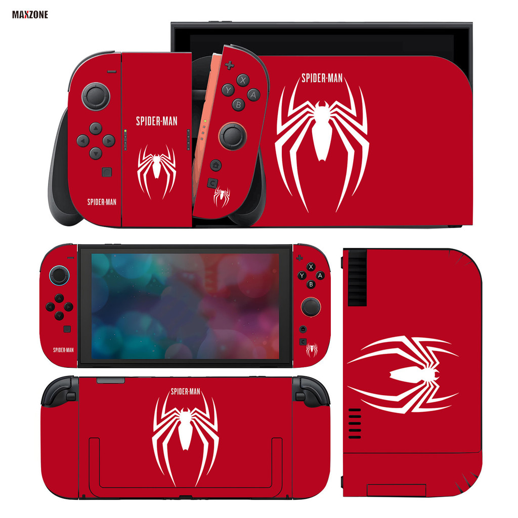 MAXZONE Switch 2 Game Console Sticker Marvel Batman Spider Man Iron Man ...