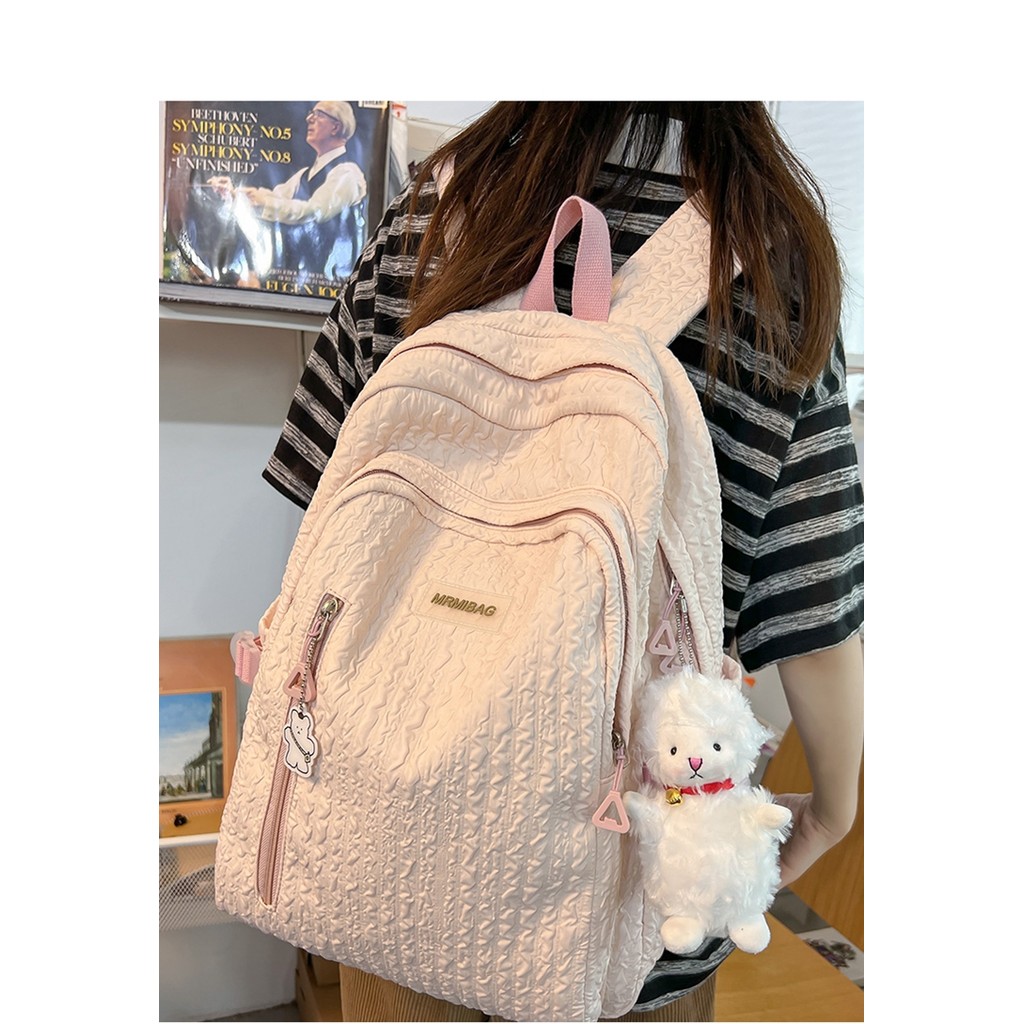 Small Fresh Backpack 2025 New Style Fashion Backpack Female School Bag ...