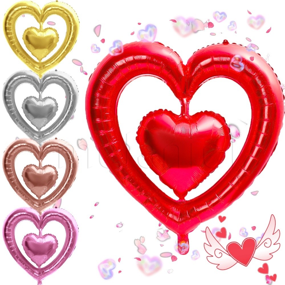 Weico Set Of 8 Music Notes Aluminum Foil Balloons - Perfect For Valentine's Day Or Anniversary