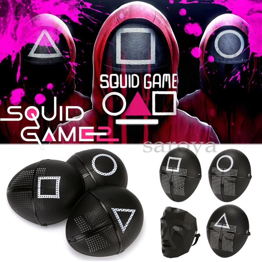 Squid Game Season 2 The Same Face Mask Cosplay Makeup Party Squid Game ...