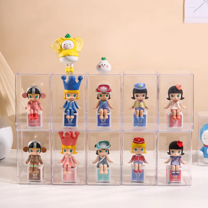 Blind Box Show Mini Figure Acrylic Case / Transparent Small Action ...
