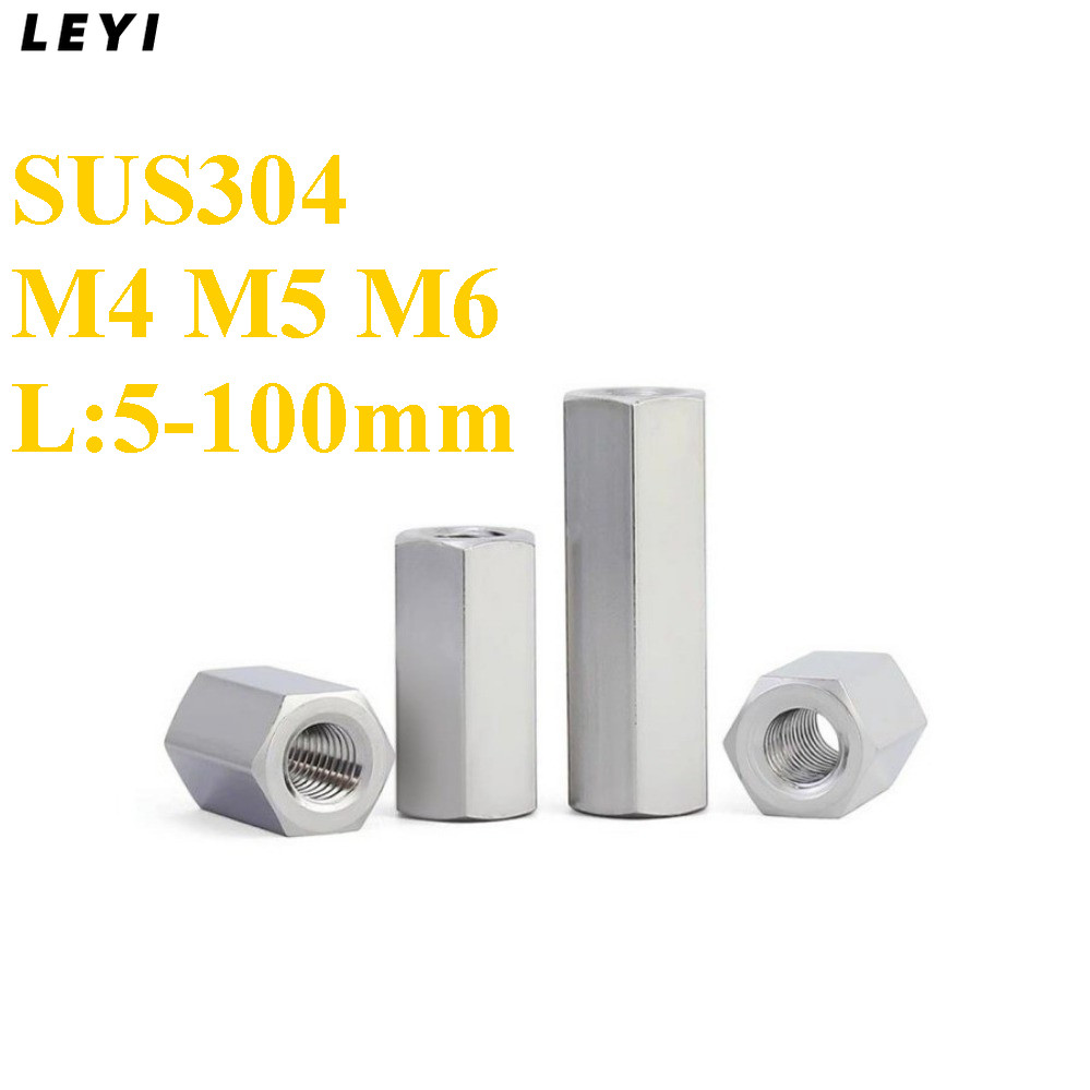Hex Long Nut Coupling Nut Connecting Nut / extended Hex nut joint nut ...