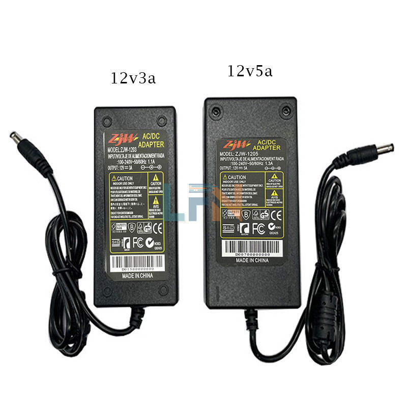 LFN DC12V Adapt 12V 3A / 12V 5A CCTV Power Supply Adapter 12V Power ...