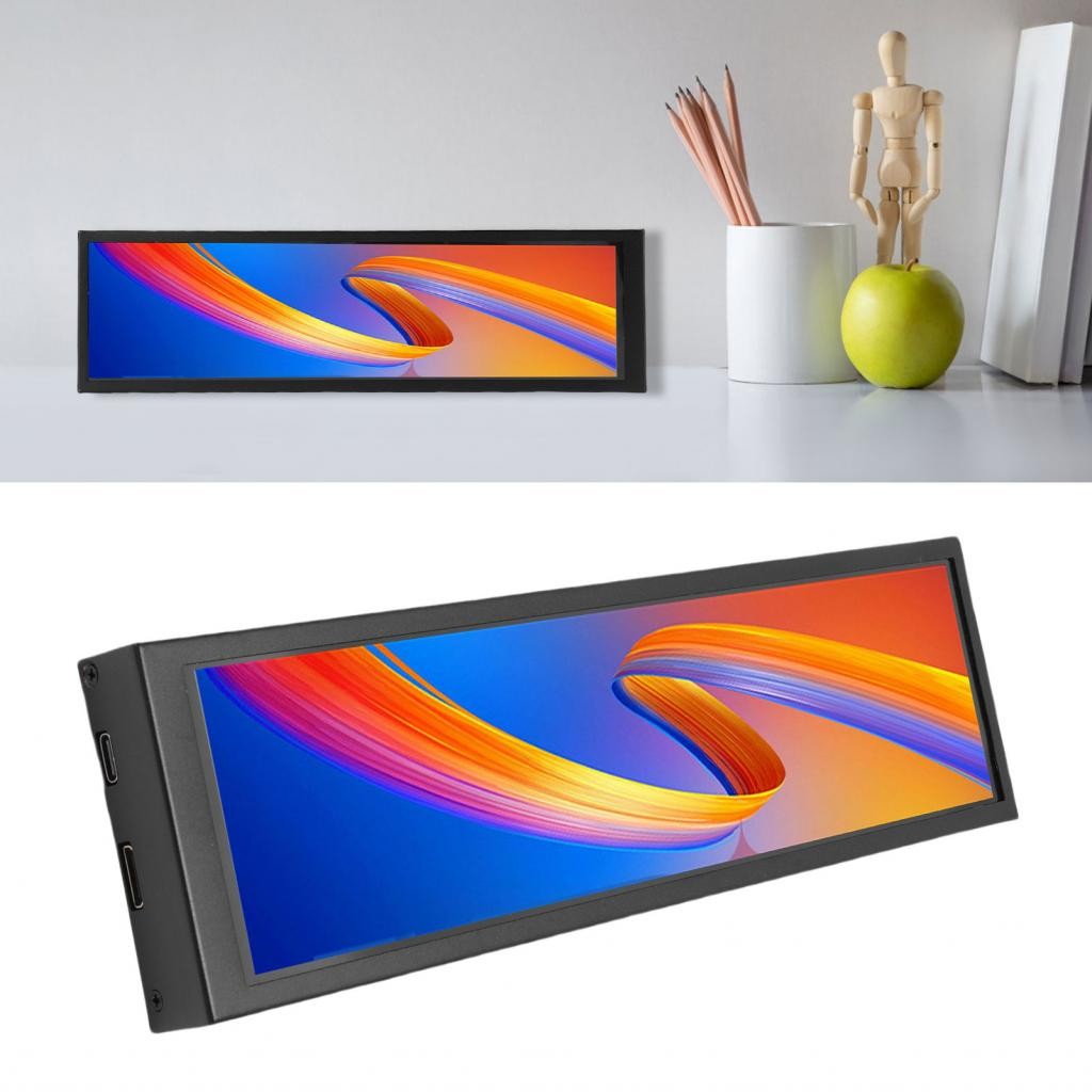 dajrrhd-ph PC Temperature Display 8.8 Inch Secondary Screen 1920x480 HD ...