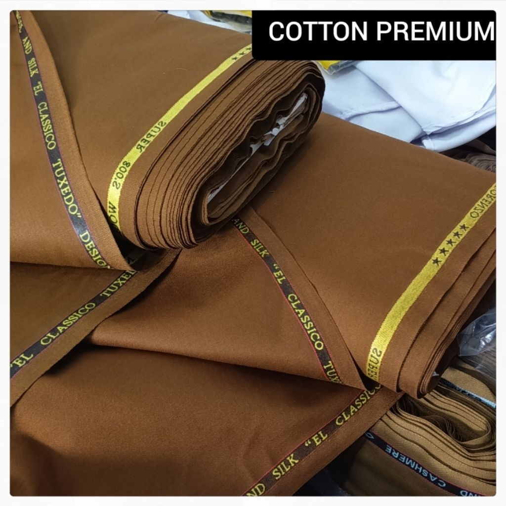 KATUN Super Premium Khaki Wool and Silk local government fabric ...