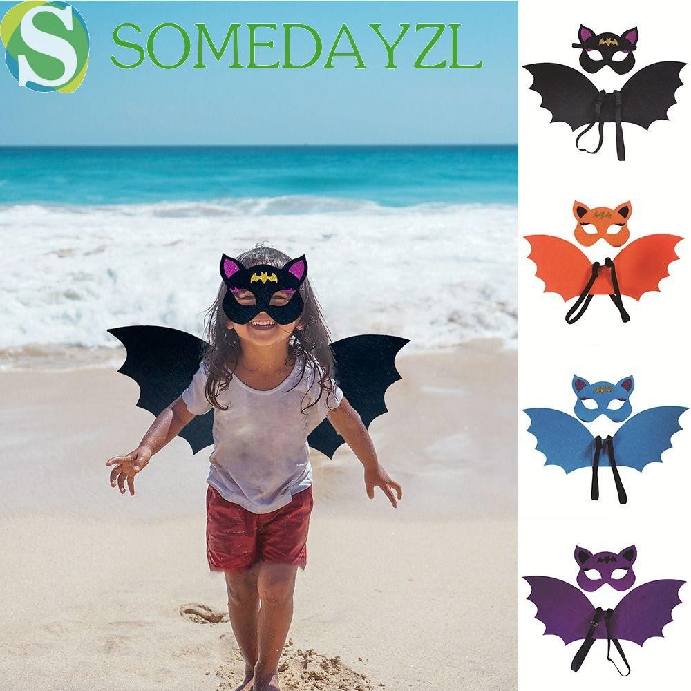SOMEDAYZL Bat Wing Mask Set, Non-woven Cosplay Costume Children Cosplay ...