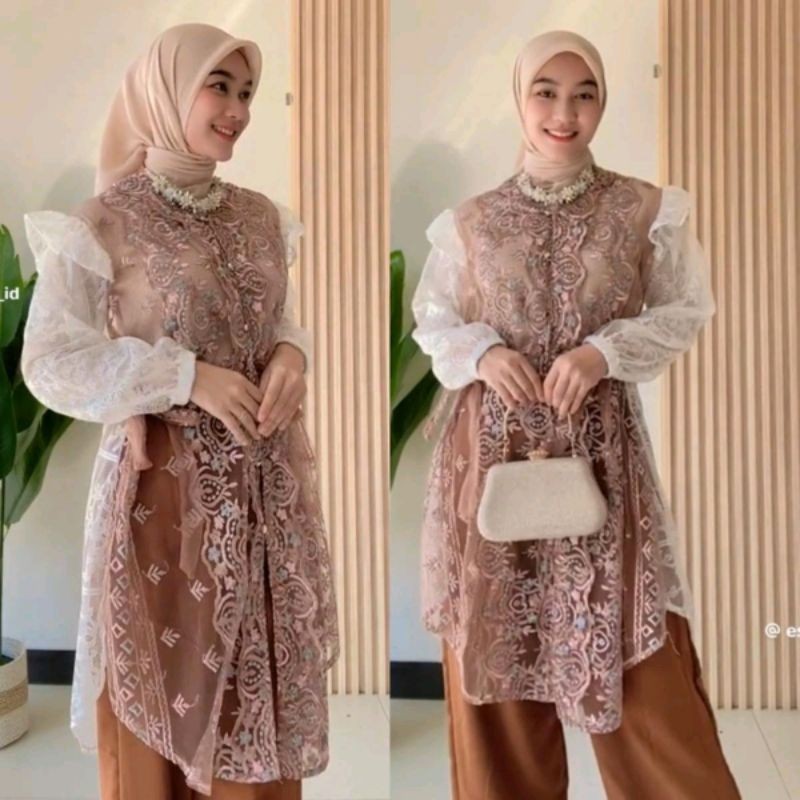YO99 Eshantai Big Size Rena L-XXXXL One Set Wedding Outer Muslim Long ...