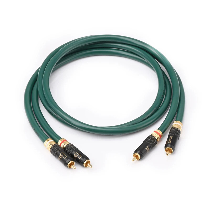 Ataudio One Pair Hifi Rca Cable 7n Occ 2 Core With Shielding High