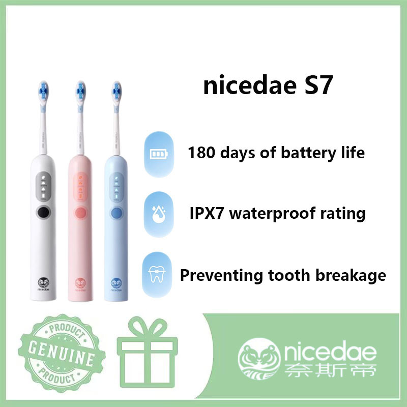 Nicedae S7 electric toothbrush with sound wave scanning vibration for ...
