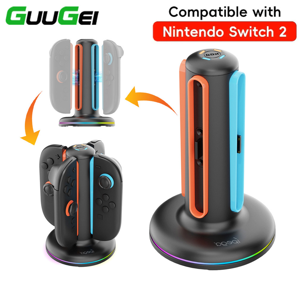Guugei NS 2 Controller Charger Station Nintendo Switch 2 Joy-Con2 ...