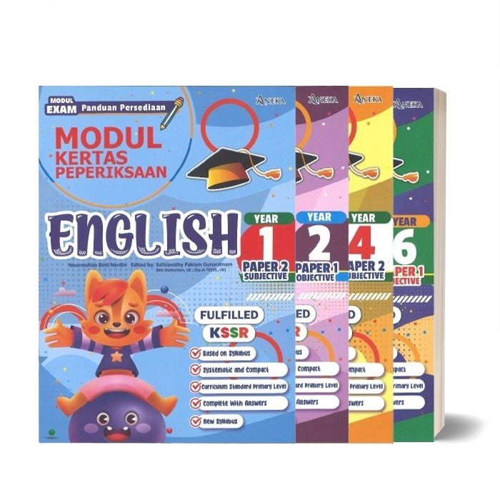 Various Paper Modules for Checking English Year 1,2,3,4,5,6 Objective ...