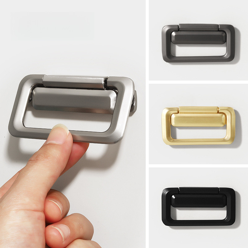 Modern Simple Invisible Cabinet Door Handle Flat Mounted Concealed ...