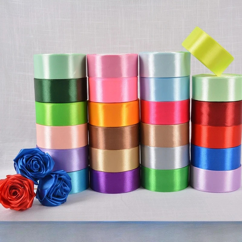 KL 8cm Wide 25m/Roll Satin Ribbons for Wedding Christmas Party ...