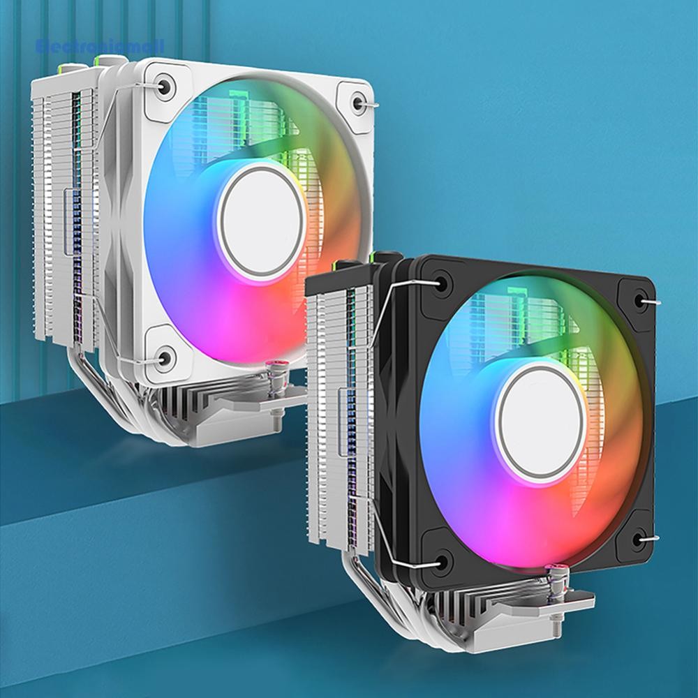 Air CPU Cooler PC Radiator Quiet 10CM Useful PWM&ARGB for Intel 115X ...