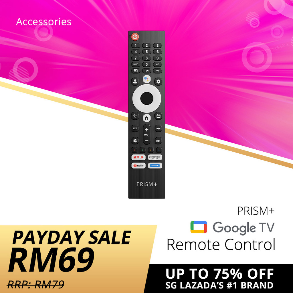 PRISM+ Google TV Remote Control | Shopee Philippines