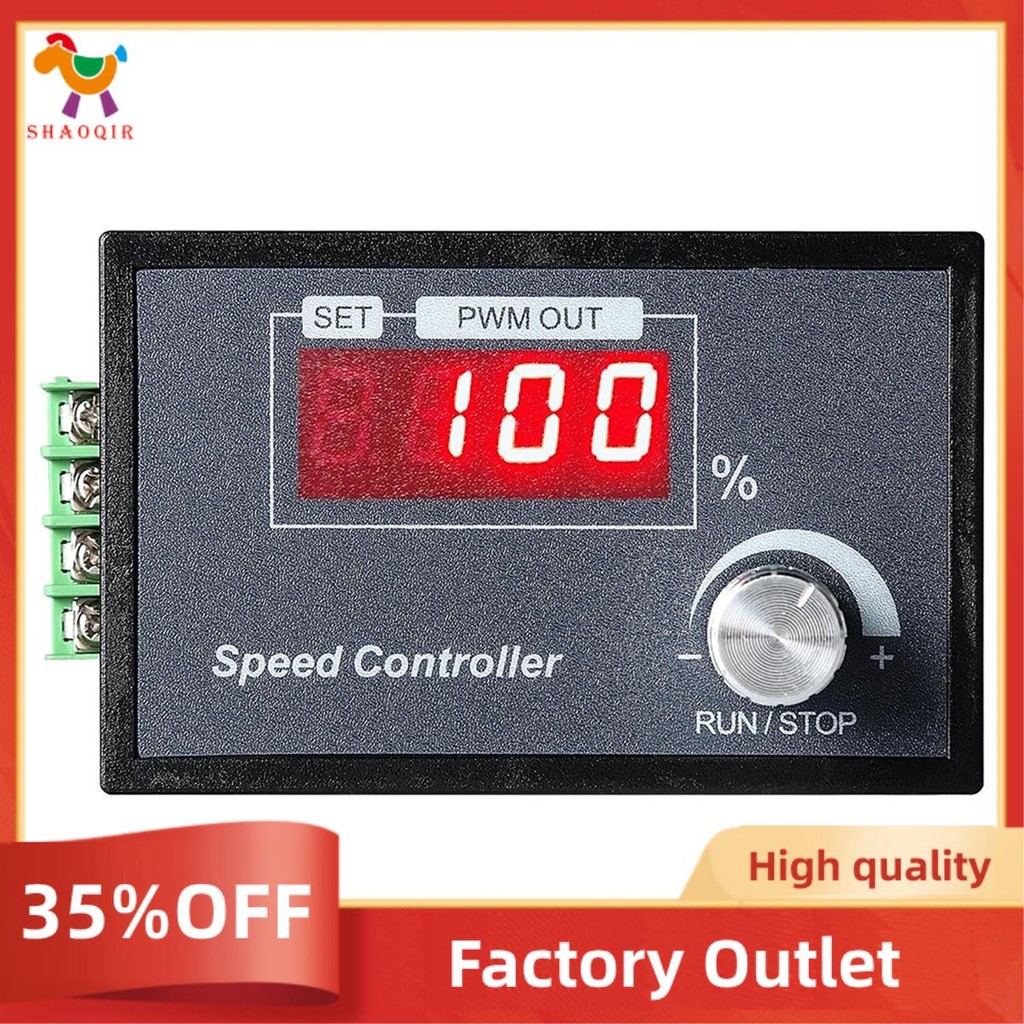 PWM DC Motor Speed Controller 6-60V 30A with Digital Display & Robust ...