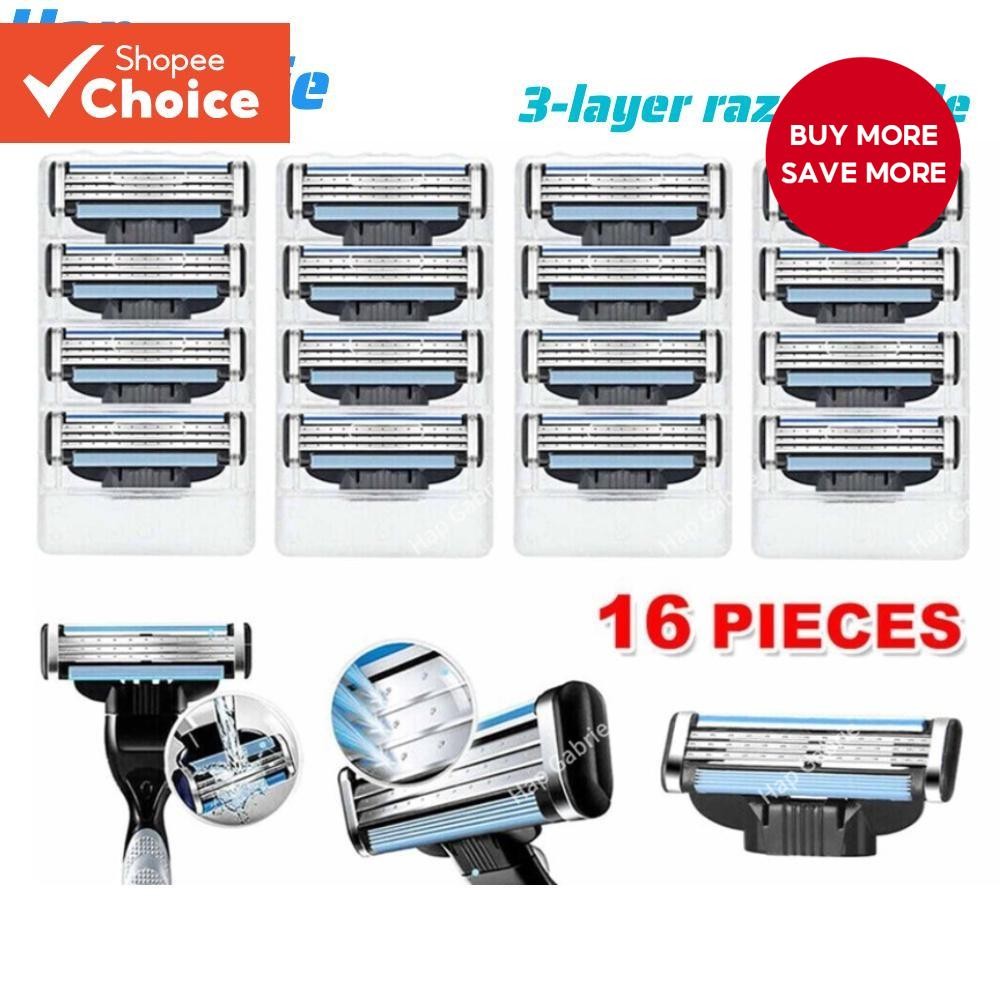 Men's shaver/3-layer razor blade/Razor blade refills/compatible Mach 3 ...