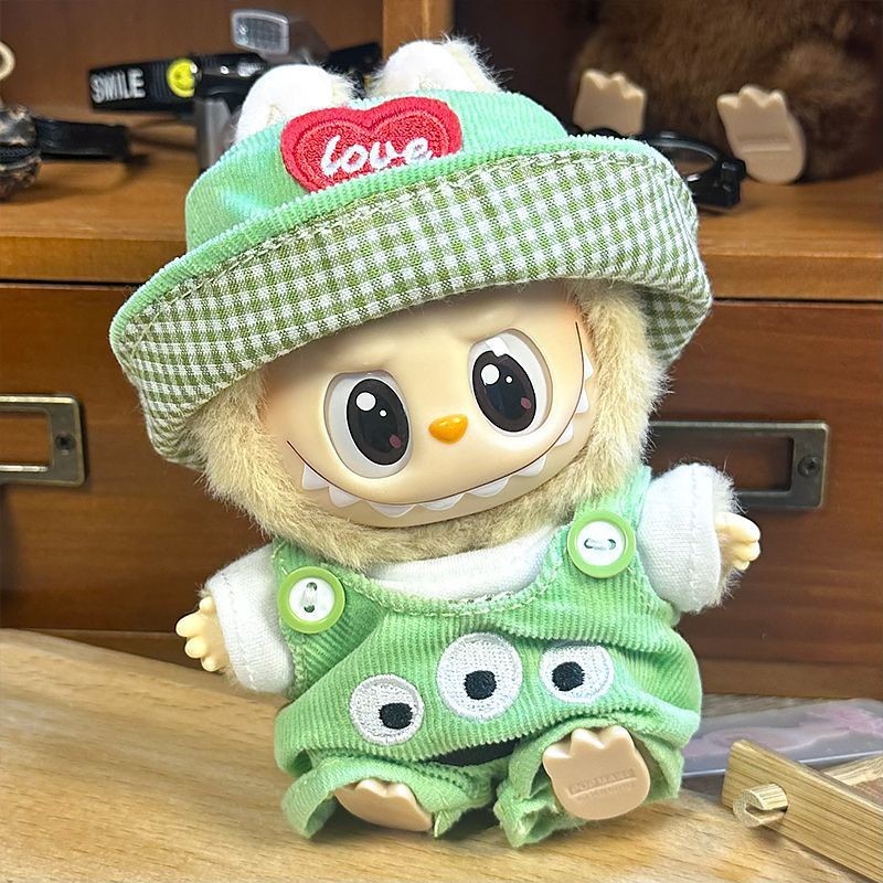 1st and 2nd Generation Blind Box Labubu Doll Clothes Plush Vinyl Face ...